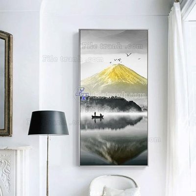 File PSD File tranh hiện đại pha lê gương FK482 (nguyên gốc) chất lượng cao