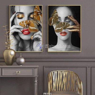 File tranh gốc File tranh hiện đại pha lê gương FK501 (bản quyền) Filetranh.com