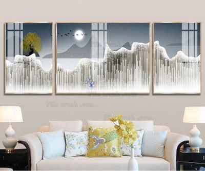 File tranh File tranh hiện đại pha lê gương FT037 (gốc) in backlit film