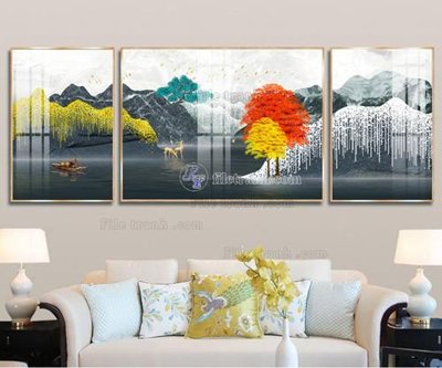 File tranh gốc File tranh hiện đại pha lê gương FT039 (bản đẹp) độc quyền