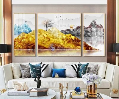 File tranh ảnh gốc File tranh hiện đại pha lê gương FT050 dùng cho in khổ lớn