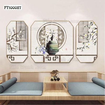 File gốc in ấn File tranh hiện đại pha lê gương FT100027 (sẵn sàng tải về)