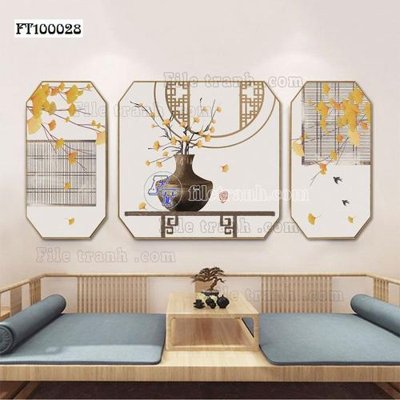 File gốc File tranh hiện đại pha lê gương FT100028 (trang trí) cho phòng khách
