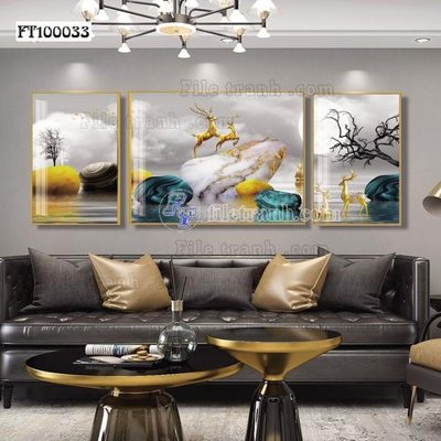 Download file gốc File tranh hiện đại pha lê gương FT100033 (in mica) trang trí