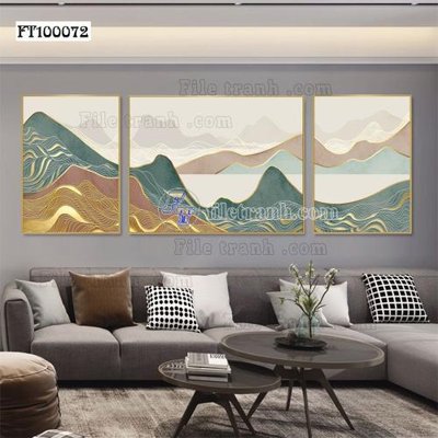 File PSD File tranh hiện đại pha lê gương FT100072 (gốc) cho designer