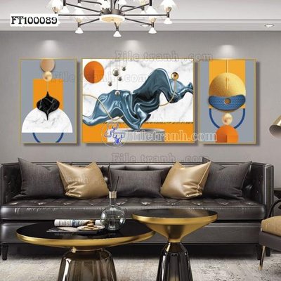 File tranh gốc PSD File tranh hiện đại pha lê gương FT100089 còn nguyên layer