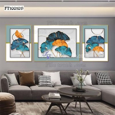 File in trần File tranh hiện đại pha lê gương FT100101 (bản gốc) trời sao