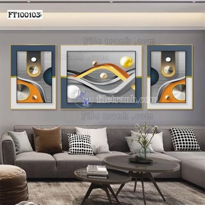 File tranh gốc File tranh hiện đại pha lê gương FT100103 (bản quyền) file PSD