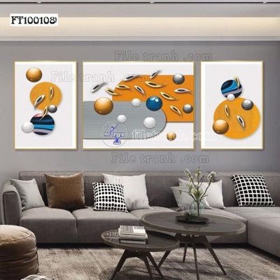 File ảnh File tranh hiện đại pha lê gương FT100108 (gốc) in poster