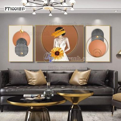 Download file gốc File tranh hiện đại pha lê gương FT100121 (in lụa) nghệ thuật