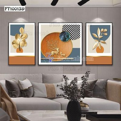 File tranh trang trí File tranh hiện đại pha lê gương FT100138 (tải file gốc)