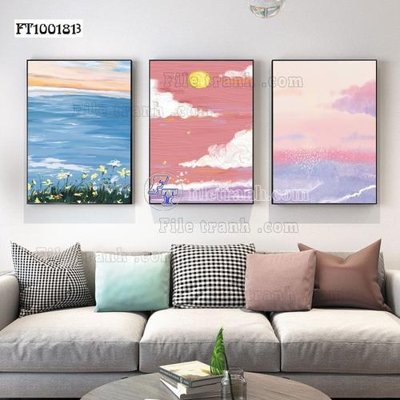 File gốc File tranh hiện đại pha lê gương FT100181 (PSD/TIFF) độ phân giải cao