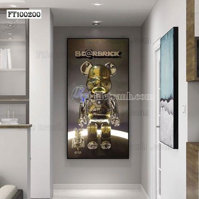 File gốc in ấn File tranh hiện đại pha lê gương FT100200 độ phân giải cao