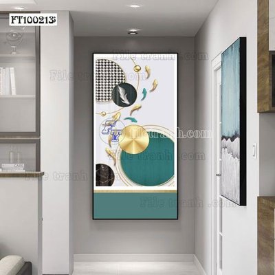 File gốc File tranh hiện đại pha lê gương FT100213 (PSD/TIFF) độ phân giải cao