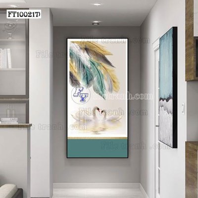 File PSD File tranh hiện đại pha lê gương FT100217 (gốc) cho in quảng cáo