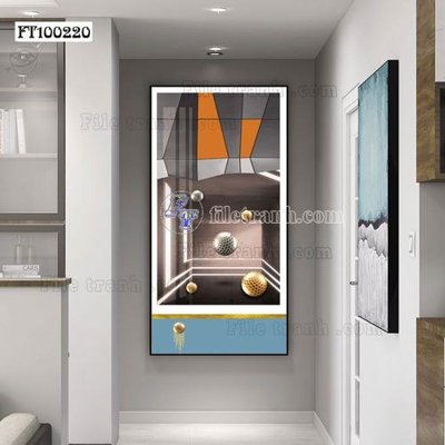 Tải file PSD File tranh hiện đại pha lê gương FT100220 (nguyên layer) để in