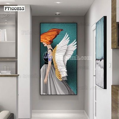 File in mica File tranh hiện đại pha lê gương FT100253 (ảnh gốc) đẹp