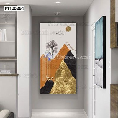 Download file tranh PSD File tranh hiện đại pha lê gương FT100294 để chỉnh sửa