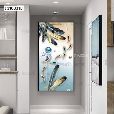 Tải file File tranh hiện đại pha lê gương FT100318 (gốc) chủ đề tâm linh