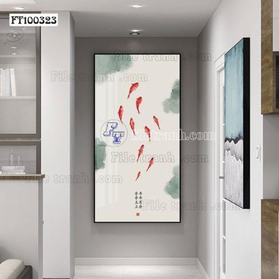 File gốc File tranh hiện đại pha lê gương FT100323 (in tráng gương) nghệ thuật