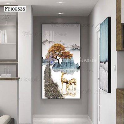 Chi tiết file ảnh File tranh hiện đại pha lê gương FT100335 sắc nét