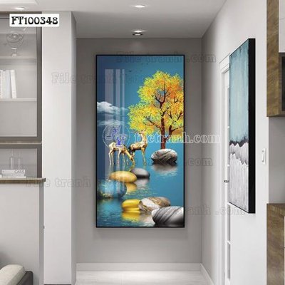 Download file gốc File tranh hiện đại pha lê gương FT100348 (in mica) trong suốt