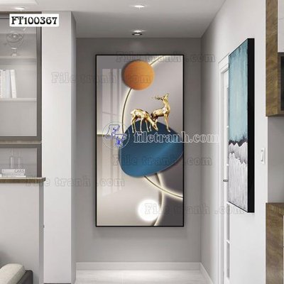 File tranh trang trí File tranh hiện đại pha lê gương FT100367 (tải file gốc)