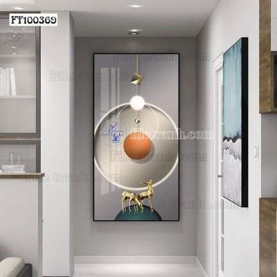File gốc File tranh hiện đại pha lê gương FT100369 (ảnh chi tiết) để in trần
