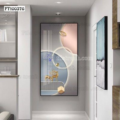 Tải file tranh gốc File tranh hiện đại pha lê gương FT100376 chất lượng cao