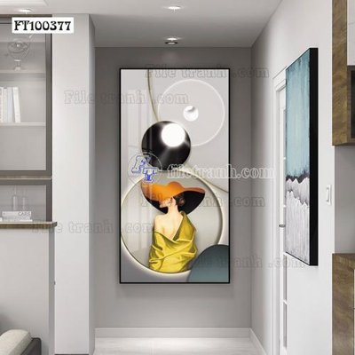 File tranh gốc File tranh hiện đại pha lê gương FT100377 (bản quyền) độc đáo