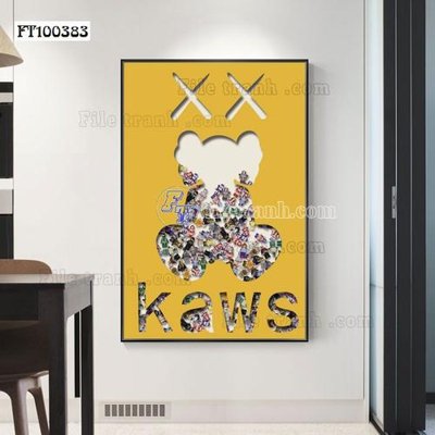 File gốc File tranh hiện đại pha lê gương FT100383 (ảnh chi tiết) để in lụa