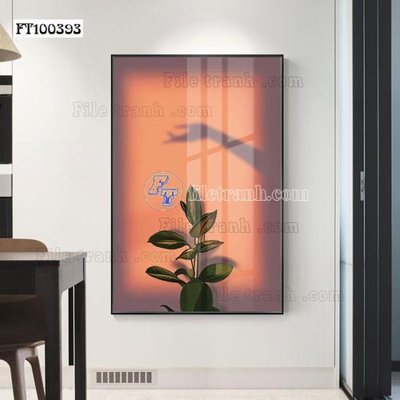 File tranh quảng cáo File tranh hiện đại pha lê gương FT100393 (download file gốc)