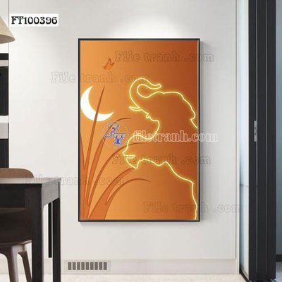 File gốc in ấn File tranh hiện đại pha lê gương FT100396 (sẵn sàng tải về)