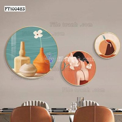 Download file tranh PSD File tranh hiện đại pha lê gương FT100423 để chỉnh sửa