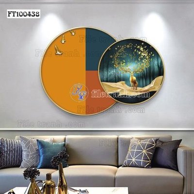 File PSD File tranh hiện đại pha lê gương FT100438 (bản gốc) dễ dàng edit