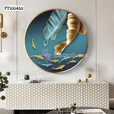 File ảnh File tranh hiện đại pha lê gương FT100458 (gốc) trang trí khách sạn