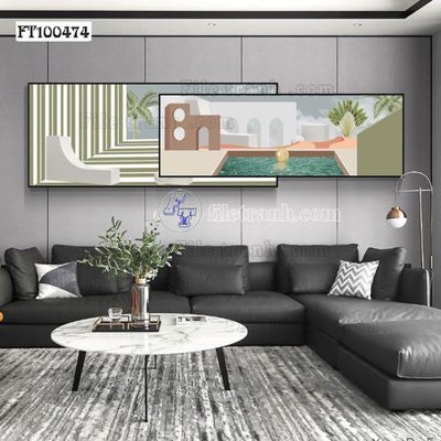 Tải file File tranh hiện đại pha lê gương FT100474 (ảnh gốc) file AI/EPS