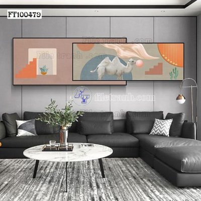 Cung cấp file tranh gốc File tranh hiện đại pha lê gương FT100479 độc quyền