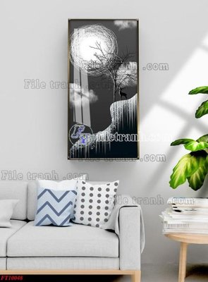 Cung cấp file tranh gốc File tranh bộ hiện đại FT10048 độc quyền