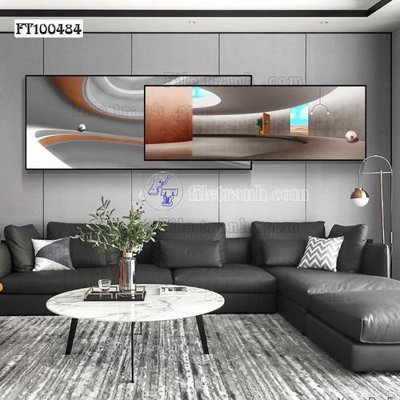 File gốc File tranh hiện đại pha lê gương FT100484 (cho in ấn) độc quyền