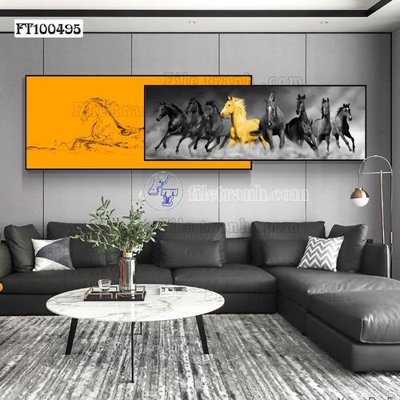 File tranh File tranh hiện đại pha lê gương FT100495 (file gốc) chủ đề phong thủy