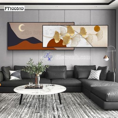 File tranh PSD File tranh hiện đại pha lê gương FT100510 chất lượng cao