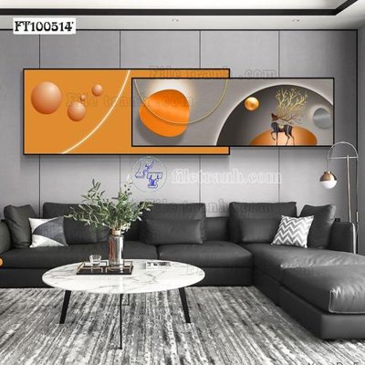 File PSD in ấn File tranh hiện đại pha lê gương FT100514 (chất lượng cao)