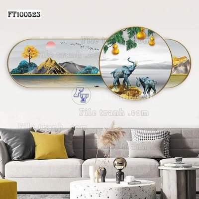 File PSD File tranh hiện đại pha lê gương FT100523 (gốc) cho designer