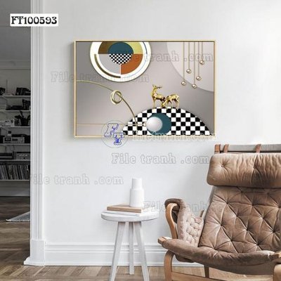 Tải file File tranh hiện đại pha lê gương FT100593 (gốc) chủ đề tôn giáo