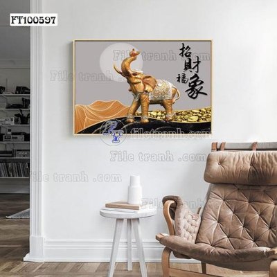 File ảnh File tranh hiện đại pha lê gương FT100597 (gốc) in poster