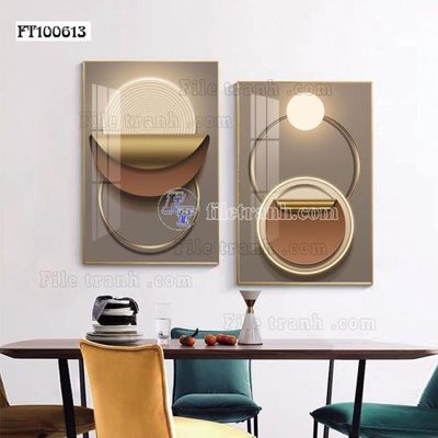 File gốc File tranh hiện đại pha lê gương FT100613 (PSD/TIFF) độ phân giải cao