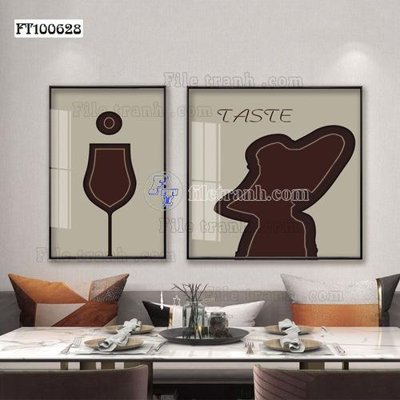 File gốc File tranh hiện đại pha lê gương FT100628 (in ấn) màu sắc trung thực