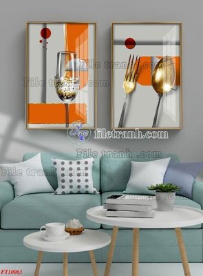 File tranh File tranh bộ hiện đại FT10063 (file gốc) chuẩn màu in