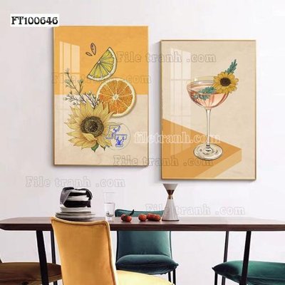 File gốc in ấn File tranh hiện đại pha lê gương FT100646 độ phân giải cao